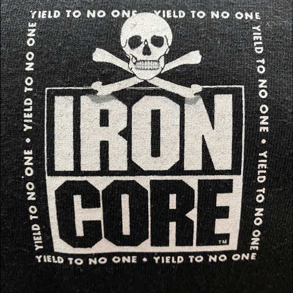 Vintage Iron Core “Yield To No One” Black T-Shirt - Picture 2 of 5